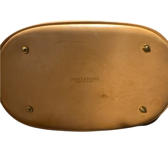 Dooney & Bourke Vintage Leather and Canvas Tote - Picture 5 of 8